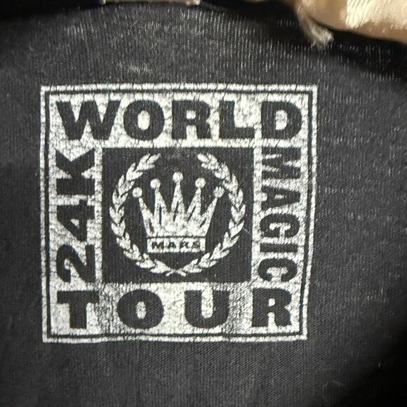 Bruno Mars 24K Magic Tour 2018 Graphic Black T-Shirt Large - Picture 10 of 12